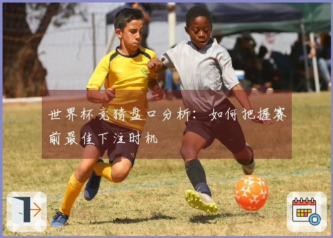 世界杯竞猜盘口分析：如何把握赛前最佳下注时机